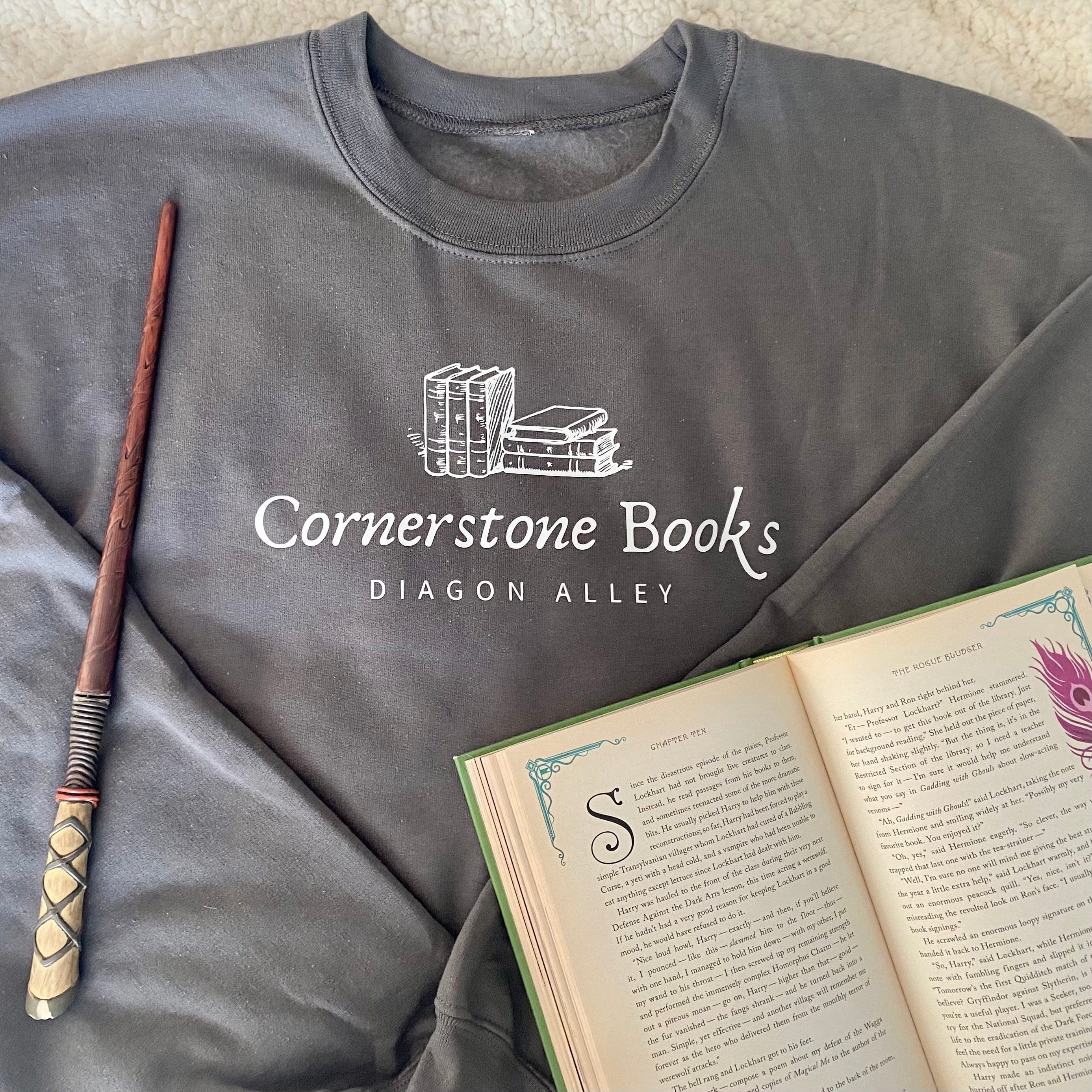 Pen to Parchment Sweatshirt Cornerstone Books Crewneck
